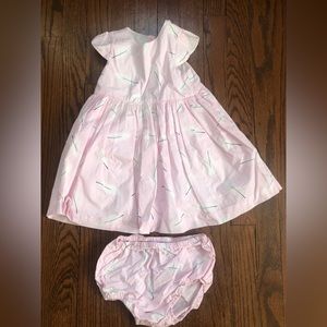 Classy spring dress for toddler girl.